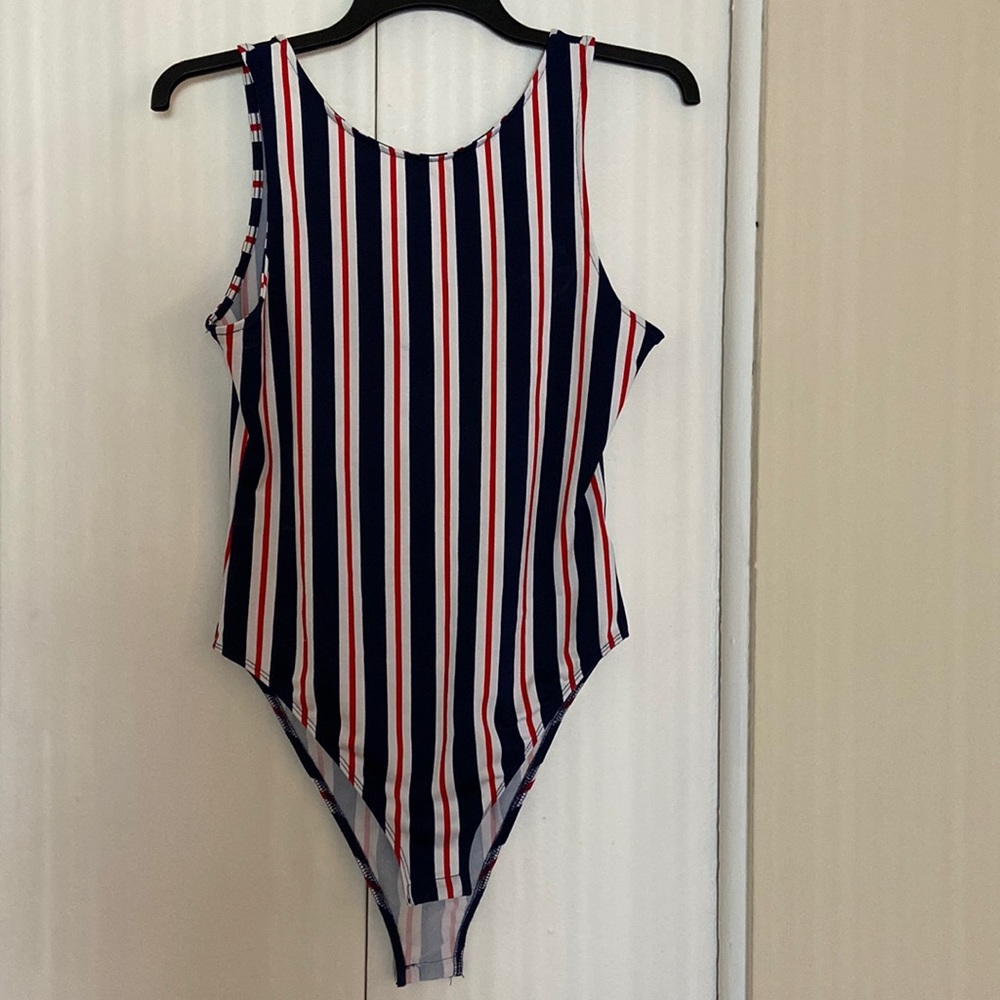 Stripped Bodysuit